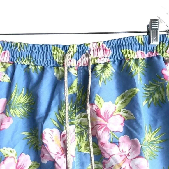 Polo Ralph Lauren Men's Swim Trunks XXL 38-42 Floral Mesh Lined Elastic Waist - Picture 5 of 10